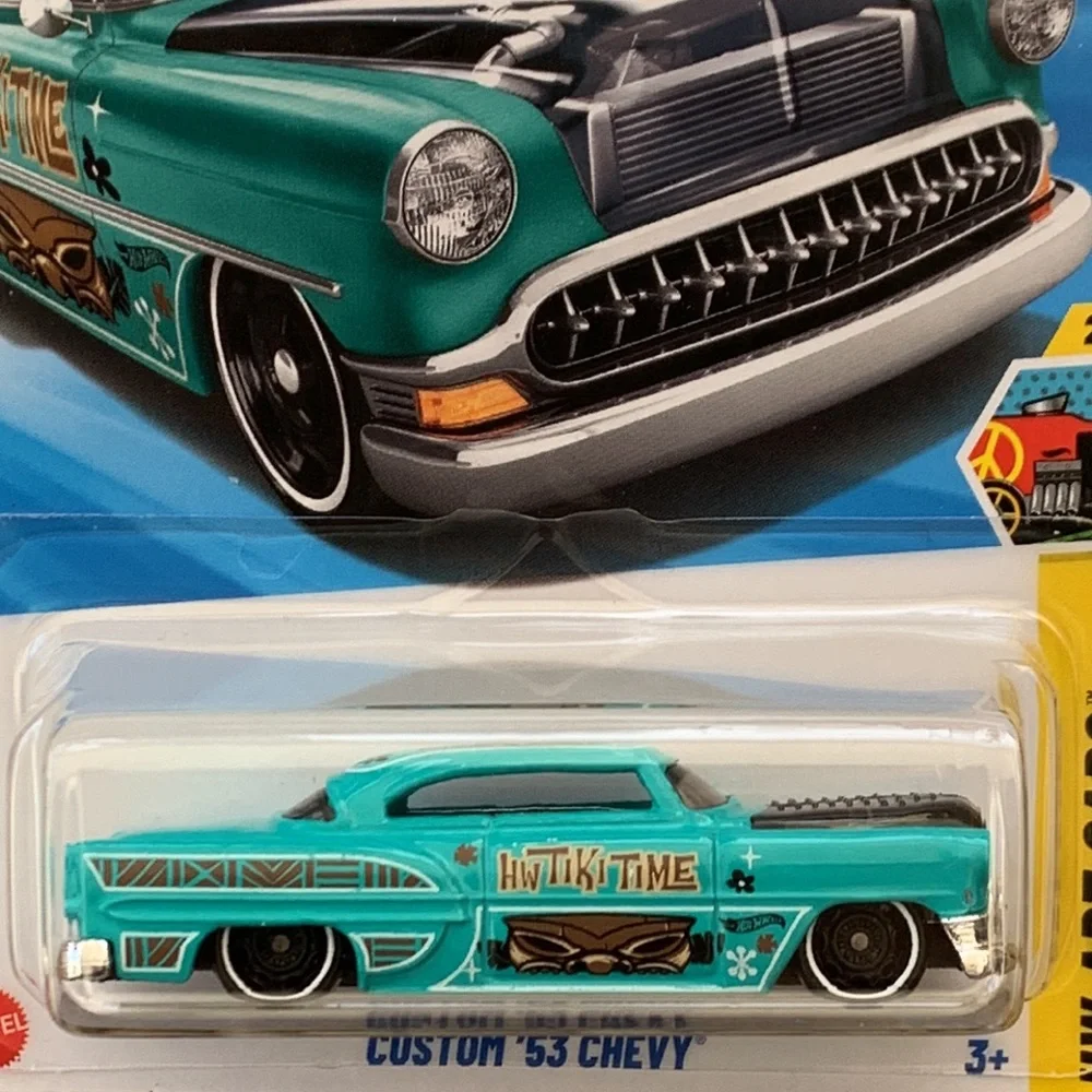 Custom 53 Chevy Hot Wheels Art Car Hotwheels 1953 Chevrolet New Mainline 2025